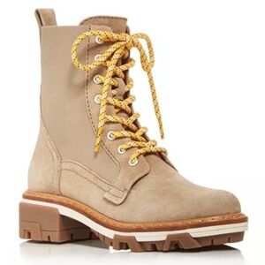 Rag & Bone Women’s Shilo Combat Lace Up Suede Boots Size 8
